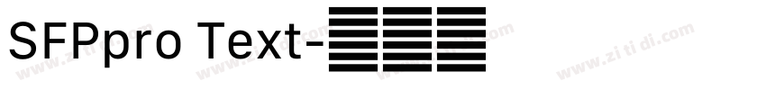 SFPpro Text字体转换